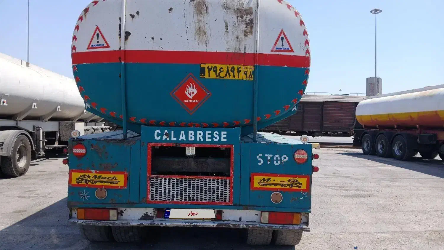 تانکر تریلر|خودرو سنگین|هلیلان, |دیوار