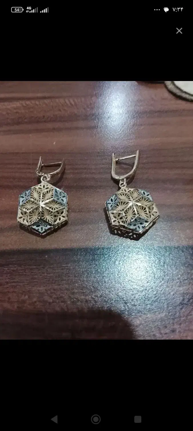 گوشواره ی طلا به وزن 6.150فقط با4درصد|جواهرات|اردبیل, |دیوار