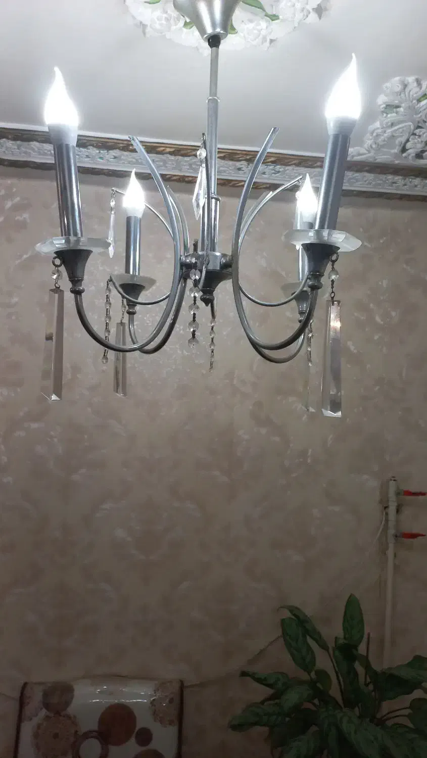 ۴ عدد لوستر بزرگ|لوستر و چراغ آویز|بندر ماهشهر, |دیوار