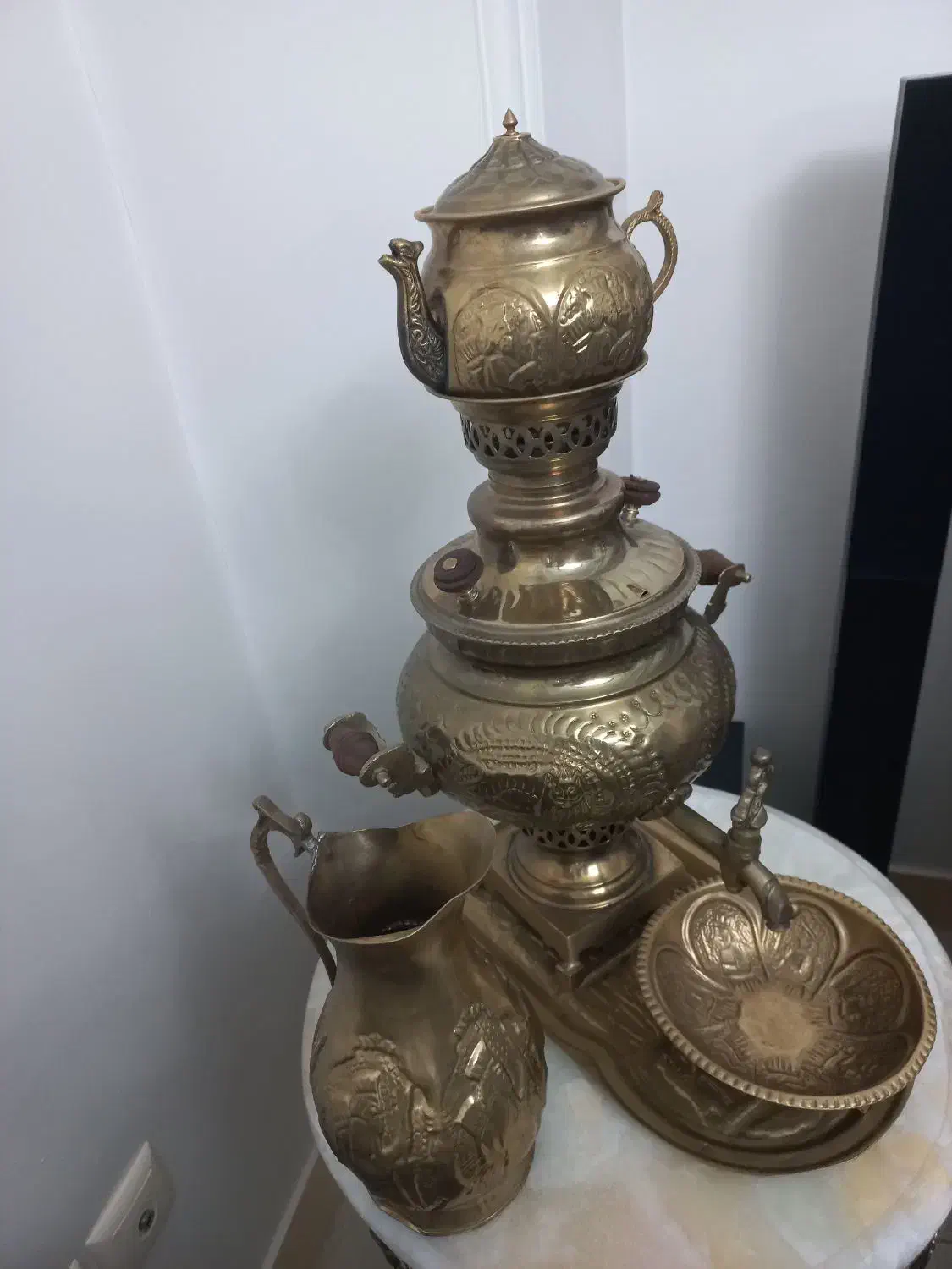 سماور ذغالی برنز|سماور، چایساز، قهوهساز|ری, سیزده آبان|دیوار