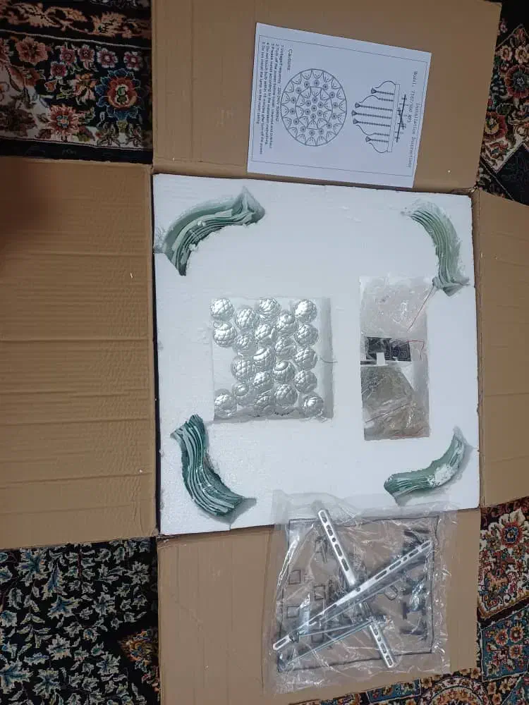 لوستر|لوستر و چراغ آویز|فسا, |دیوار