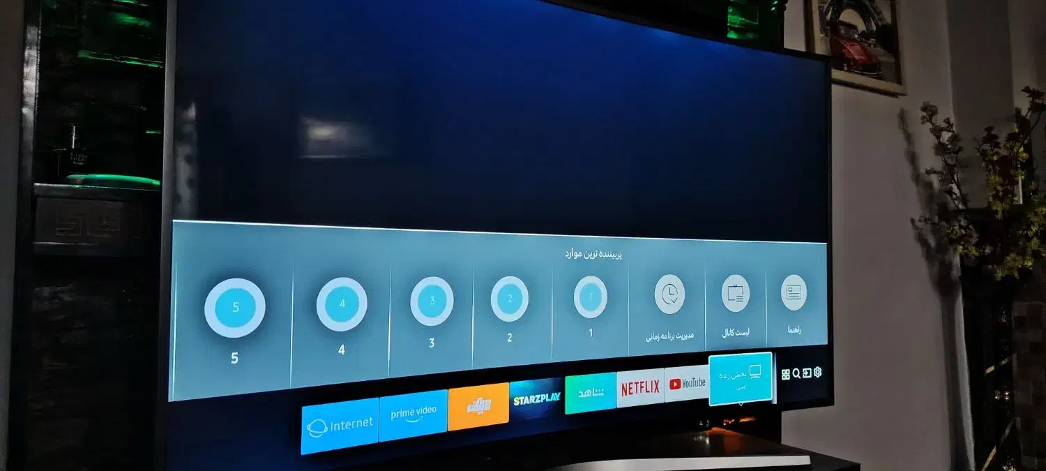 تلویزیون سامسونگ منحنی ۵۵ اینچ|تلویزیون و پروژکتور|کرمانشاه, |دیوار