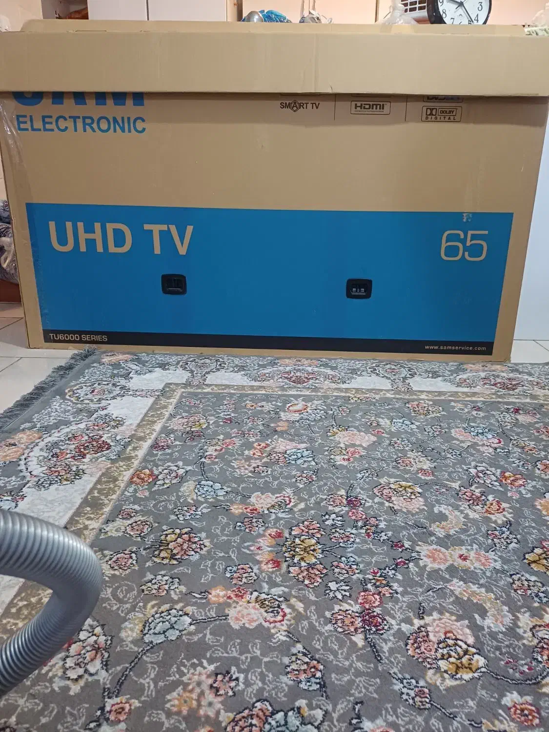 کارتن تلوزیون ۶۵ اینچ|تلویزیون و پروژکتور|فردیس, شهرک ارم|دیوار