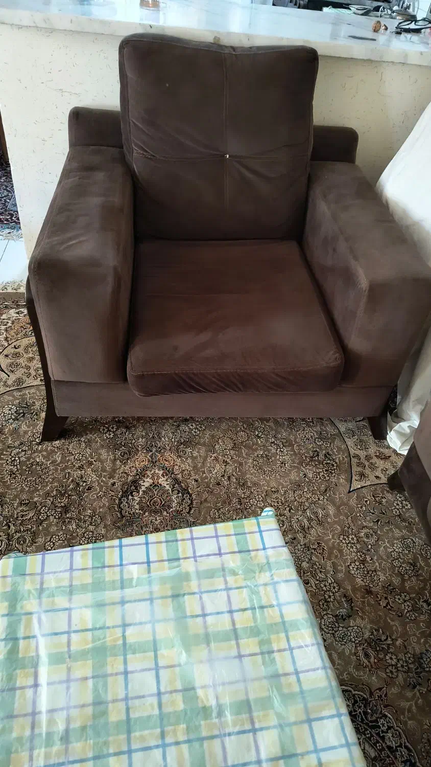 مبل راحتی هفت نفره|مبلمان خانگی و میز عسلی|طالقان, |دیوار