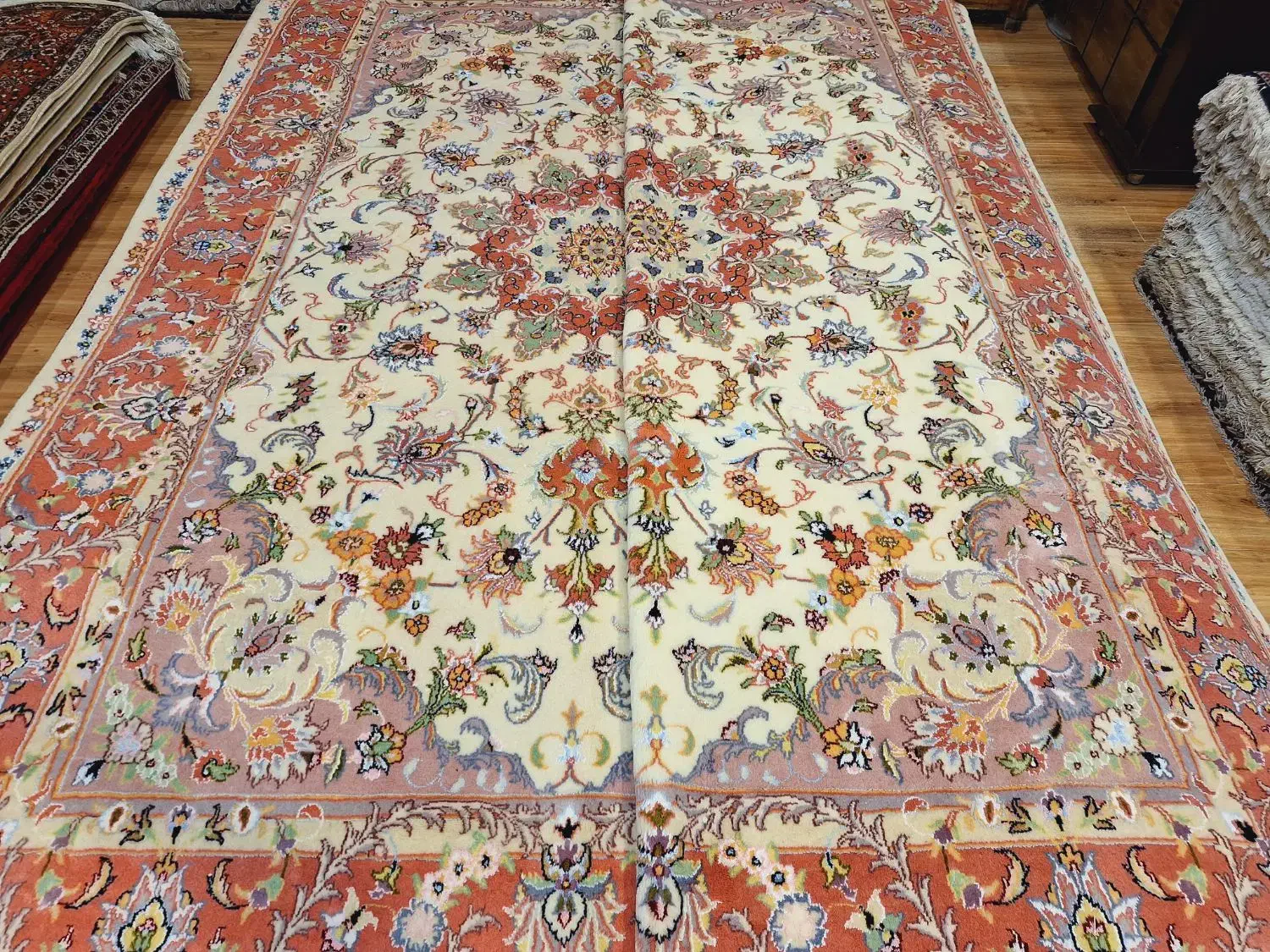 جفت قالی ۶متری دستباف کاشمر نقشه علیا|فرش|تهران, اکباتان|دیوار