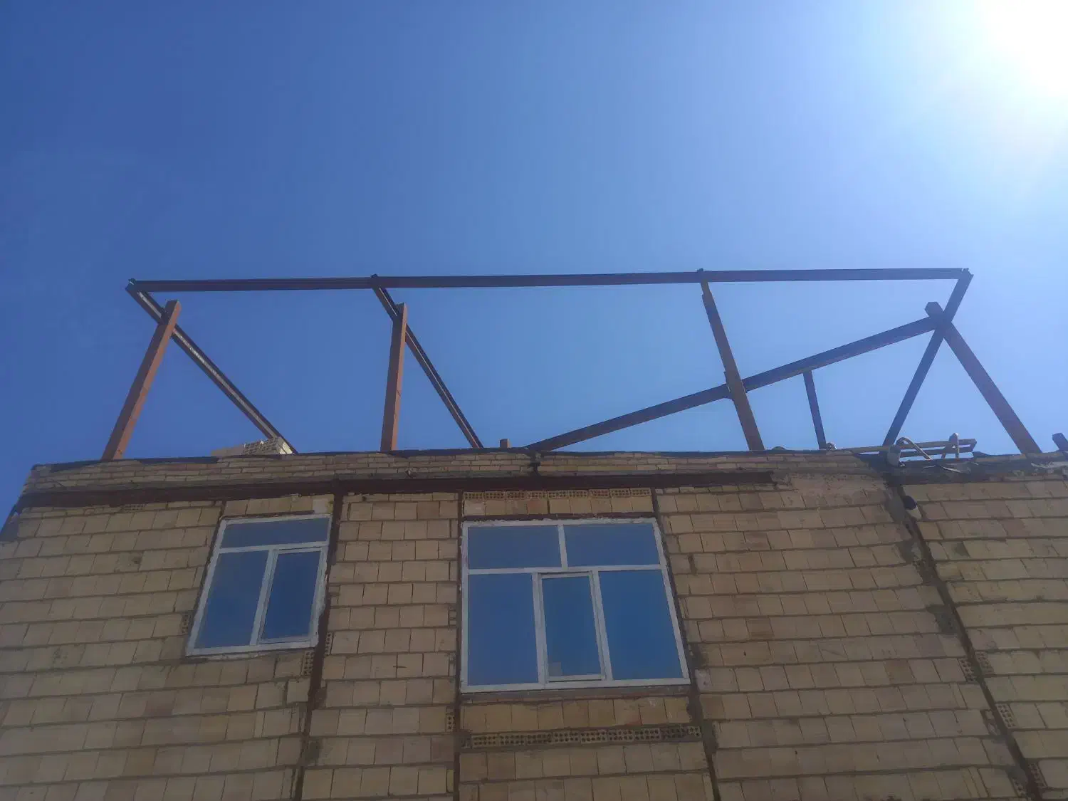 خانه اسکلت آهن نیم ساز|فروش آپارتمان|ملکآباد, |دیوار