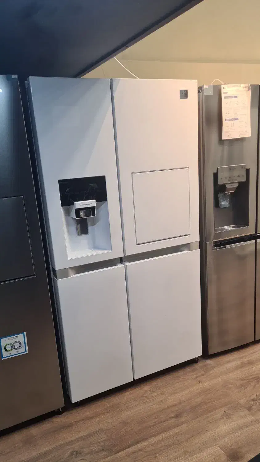 ساید دوو مدل 1037 سفید و سیلور پشت ویترینی|یخچال و فریزر|تهران, کرمان|دیوار