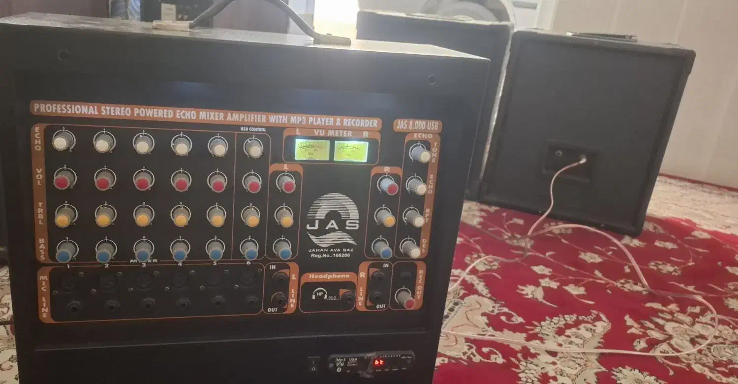 اکو آمپلی فایر جاسکو 8000|گیتار، بیس، امپلیفایر|شهریار, شهرک امیریه|دیوار