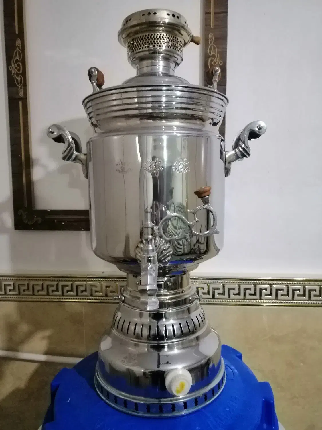 سماور بزرگ برادران سید|سماور، چایساز، قهوهساز|تبریز, |دیوار