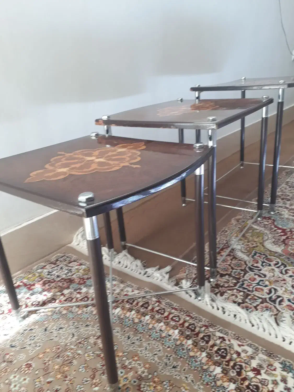 ۳ عددمیز عسلی با طرح معرق وبراق|مبلمان خانگی و میز عسلی|بیرجند, |دیوار