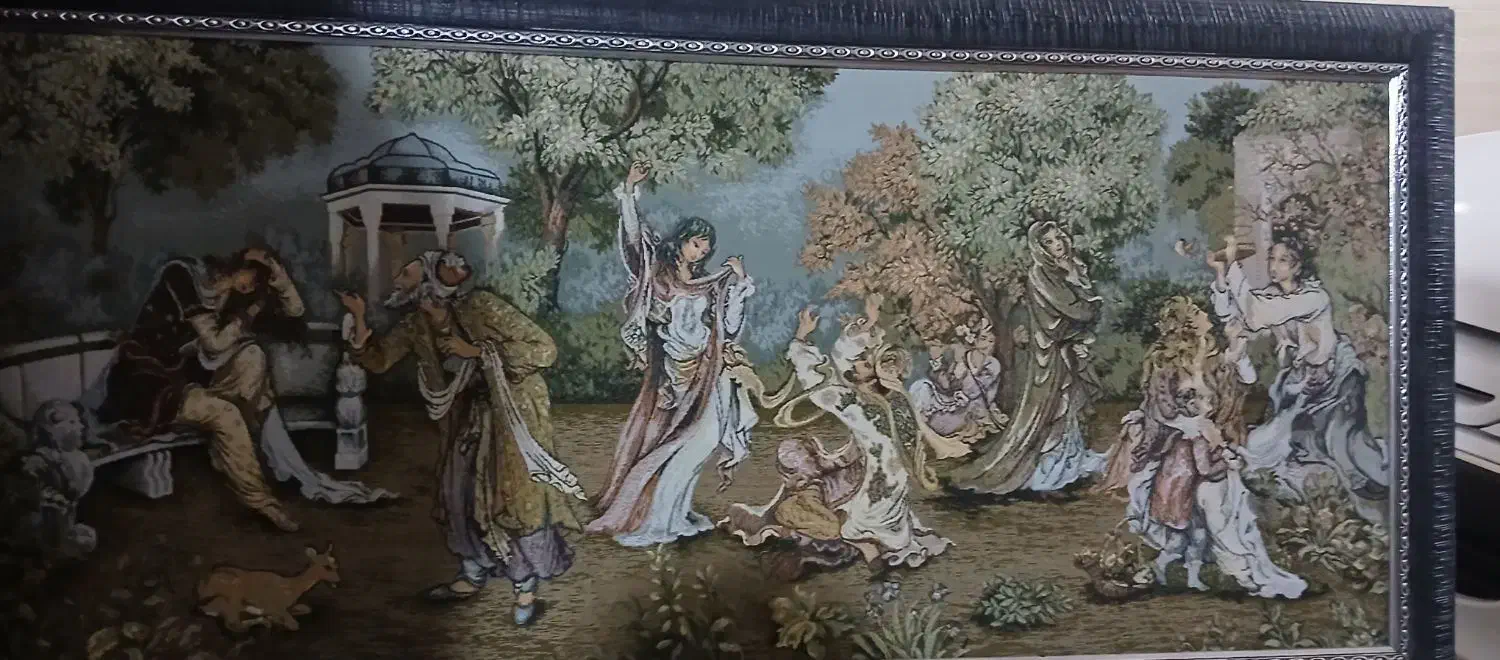 دو عدد تابلو در حد نو|تابلو فرش|ابهر, |دیوار