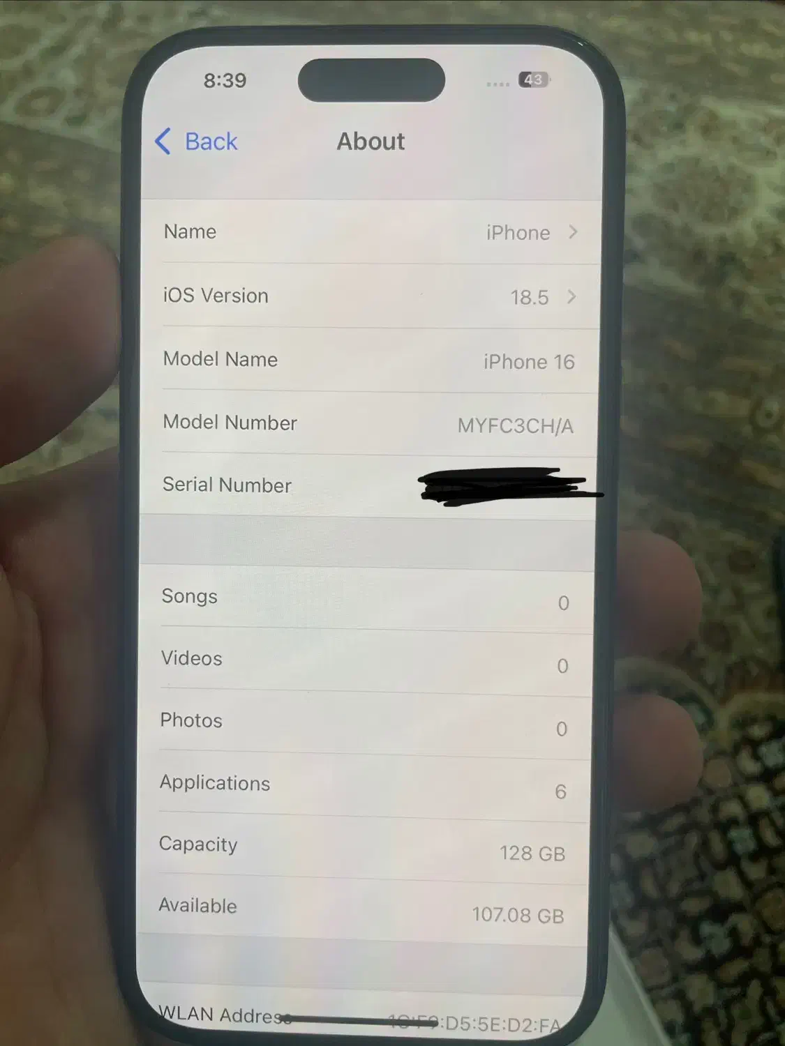 Iphone 16 normal|موبایل|آق قلا, |دیوار
