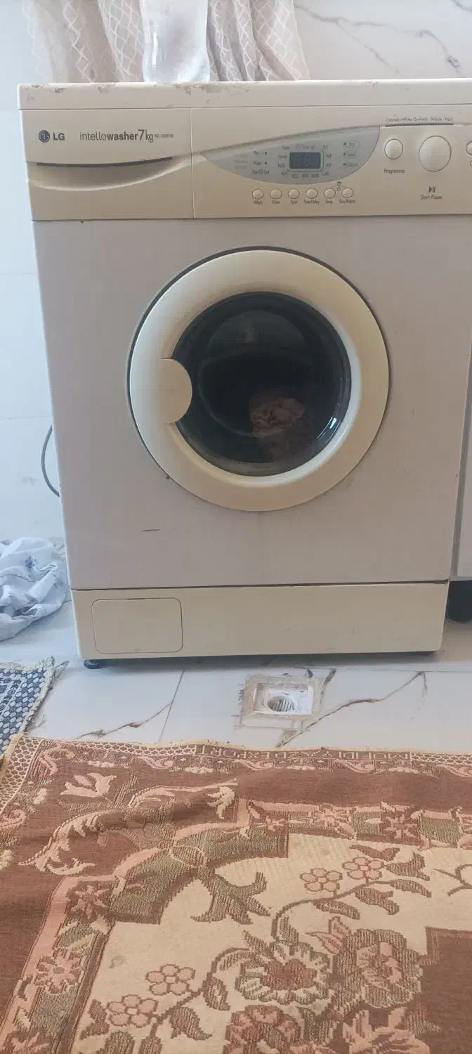 لباسشویی الجی|ماشین لباسشویی و خشککن لباس|خرمآباد, |دیوار