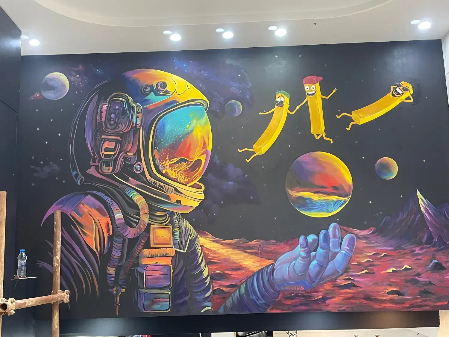 نقاشی دیواری ، نقاشی دکوراتیو و مدرن، پتینه|خدمات پیشه و مهارت|لاهیجان, کوی خزر|دیوار