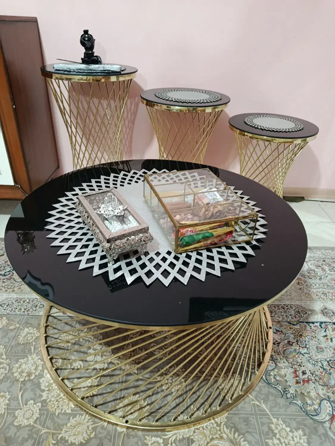 میز عسلی استیل|مبلمان خانگی و میز عسلی|محمدیه-قزوین, |دیوار