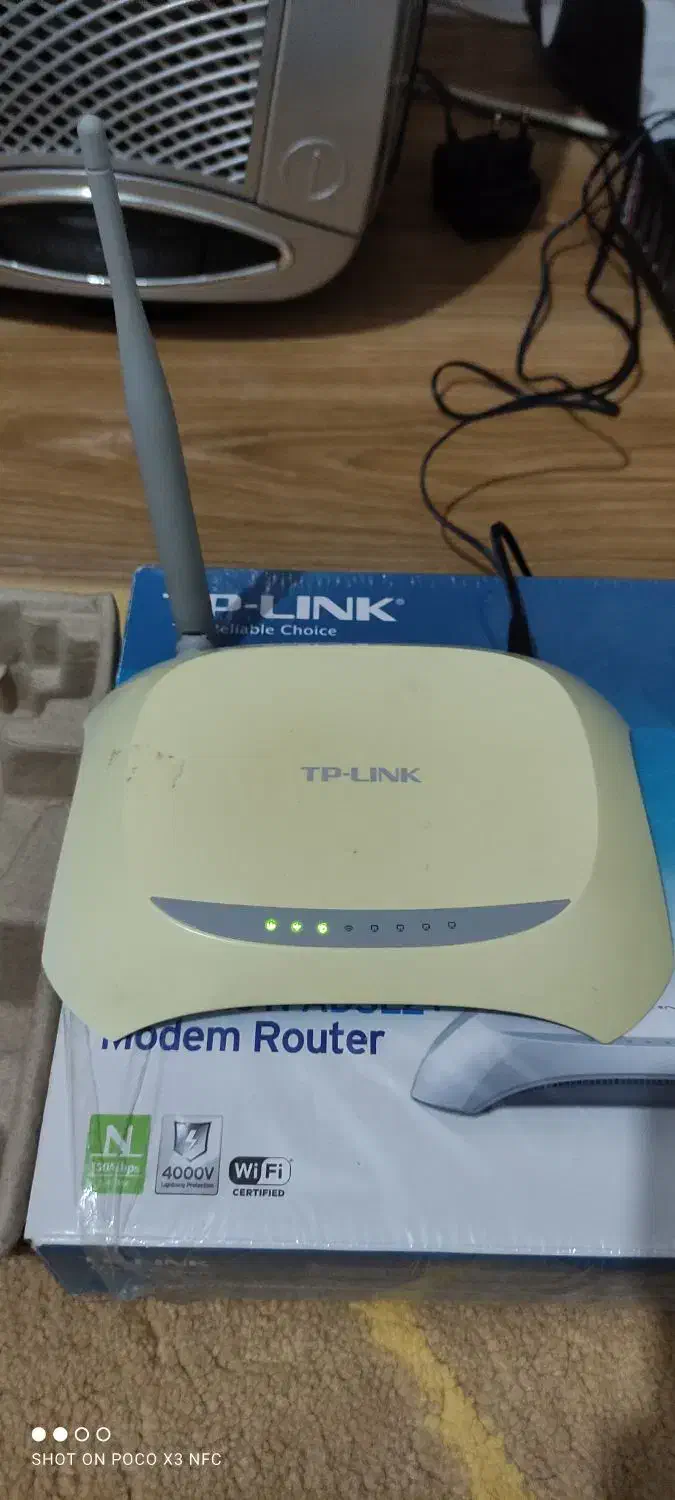 مودم tp link 4 پورت سالم درحد|مودم و تجهیزات شبکه|سهند, |دیوار