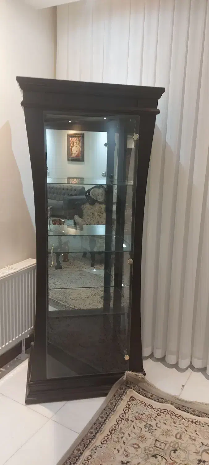 دو عدد ویترین نو و یک عدد استند گل|بوفه، ویترین، کنسول|اصفهان, باغ فدک|دیوار