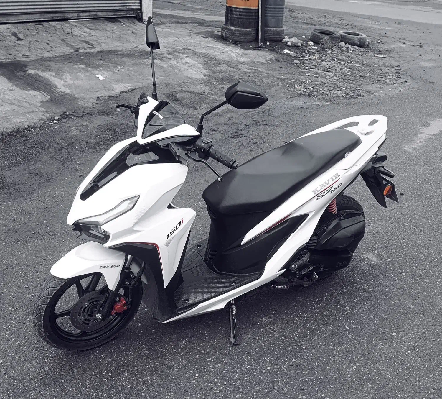 کلیک کویر|موتورسیکلت|رودسر, |دیوار