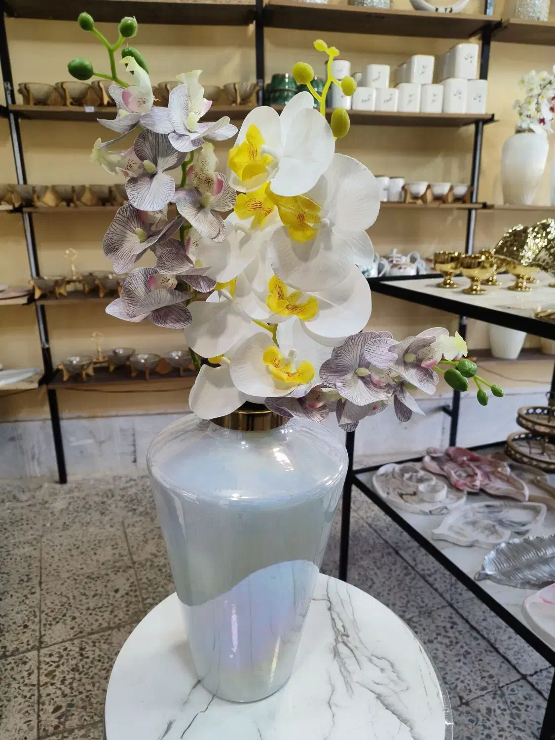 گلدان دکوراسیونی|گل مصنوعی|الیگودرز, |دیوار