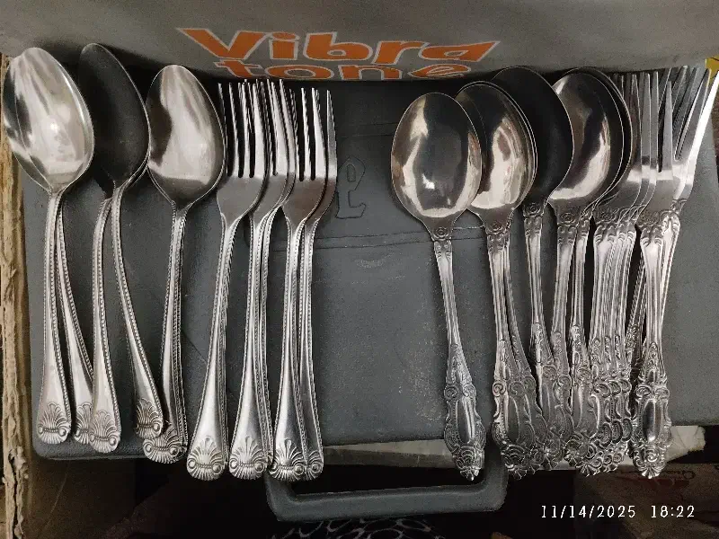 قاشق،چنگال،ملاقه، کارد ژاپنی نو و سالم|ظروف سرو و پذیرایی|شیراز, سعدیه جنوبی|دیوار