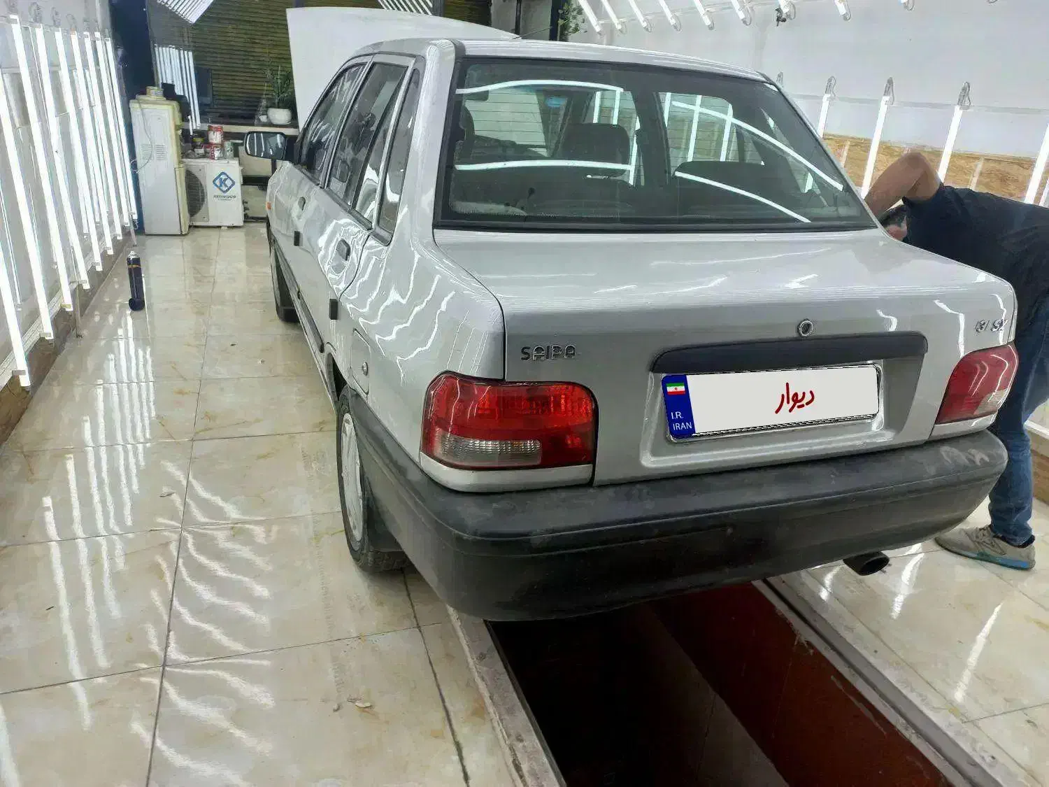 پراید۹۶معاوضه و خرید چپی تصادفی|خودرو سواری و وانت|قم, امامزاده ابراهیم|دیوار