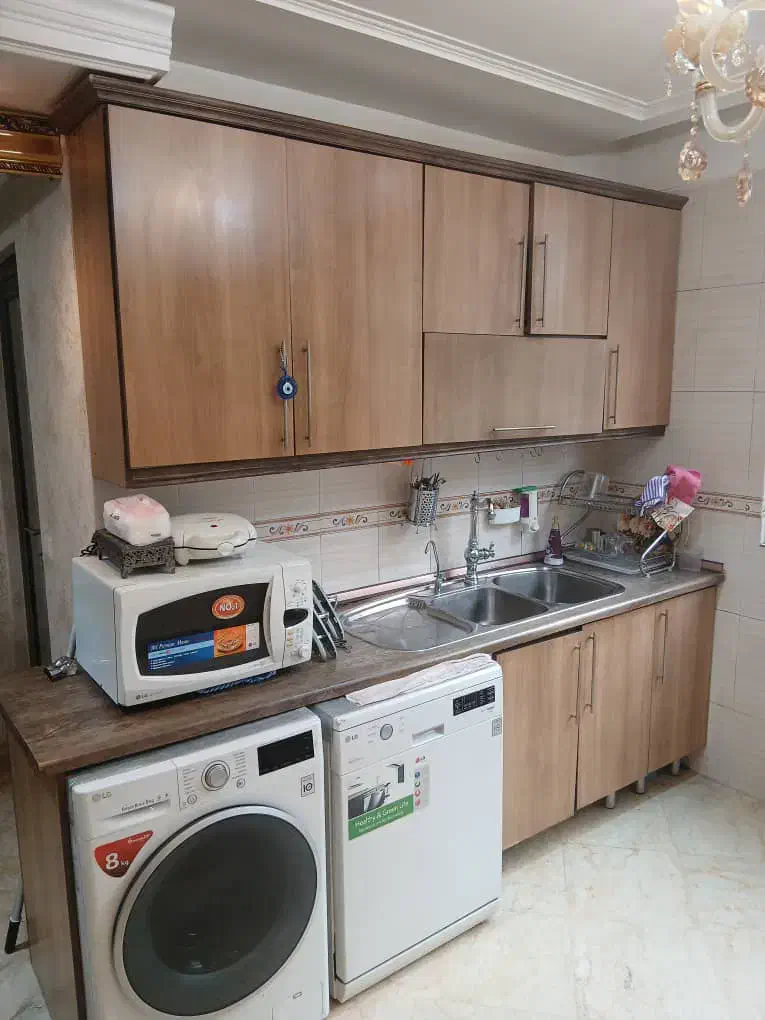 کابینت اشپزخانهmdf سرویس کامل باهود و سینکسالم|آبچکان و نظمدهنده ظروف|تهران, توحید|دیوار