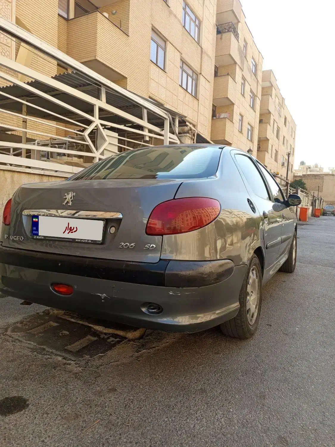 پژو ۲۰۶ sdآریان v8|خودرو سواری و وانت|شیراز, شاه قلی بیگی|دیوار