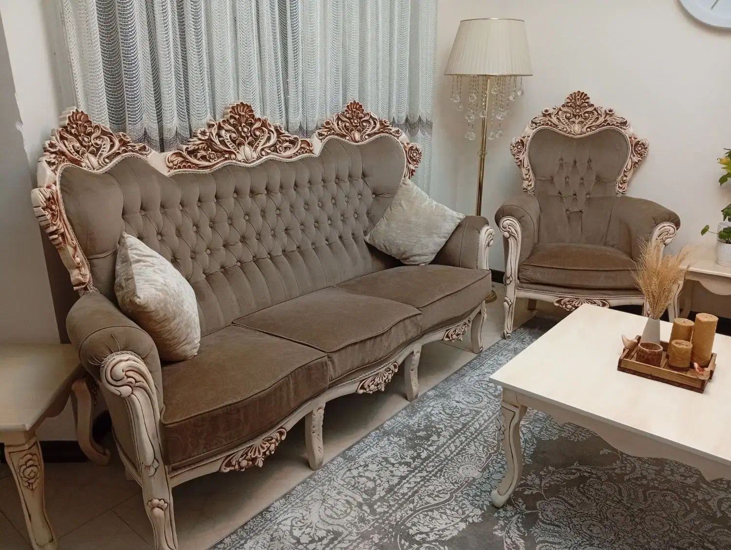 مبل چوبی|مبلمان خانگی و میز عسلی|محمدیه-قزوین, |دیوار