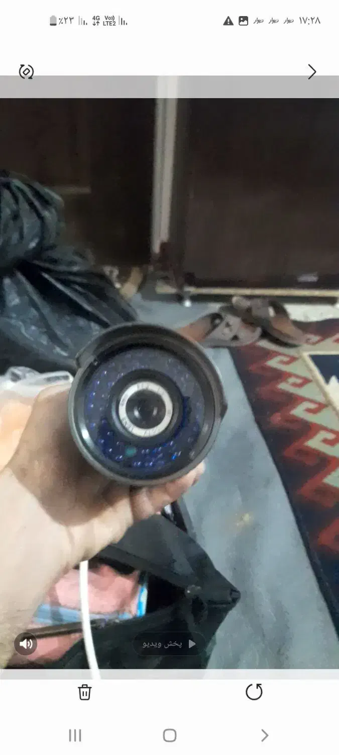 ۲عدد دوربین ۱عدد دی وی ار زد ایکس2604hd|دوربین مداربسته|فردیس, شهرک شهید حسینی|دیوار