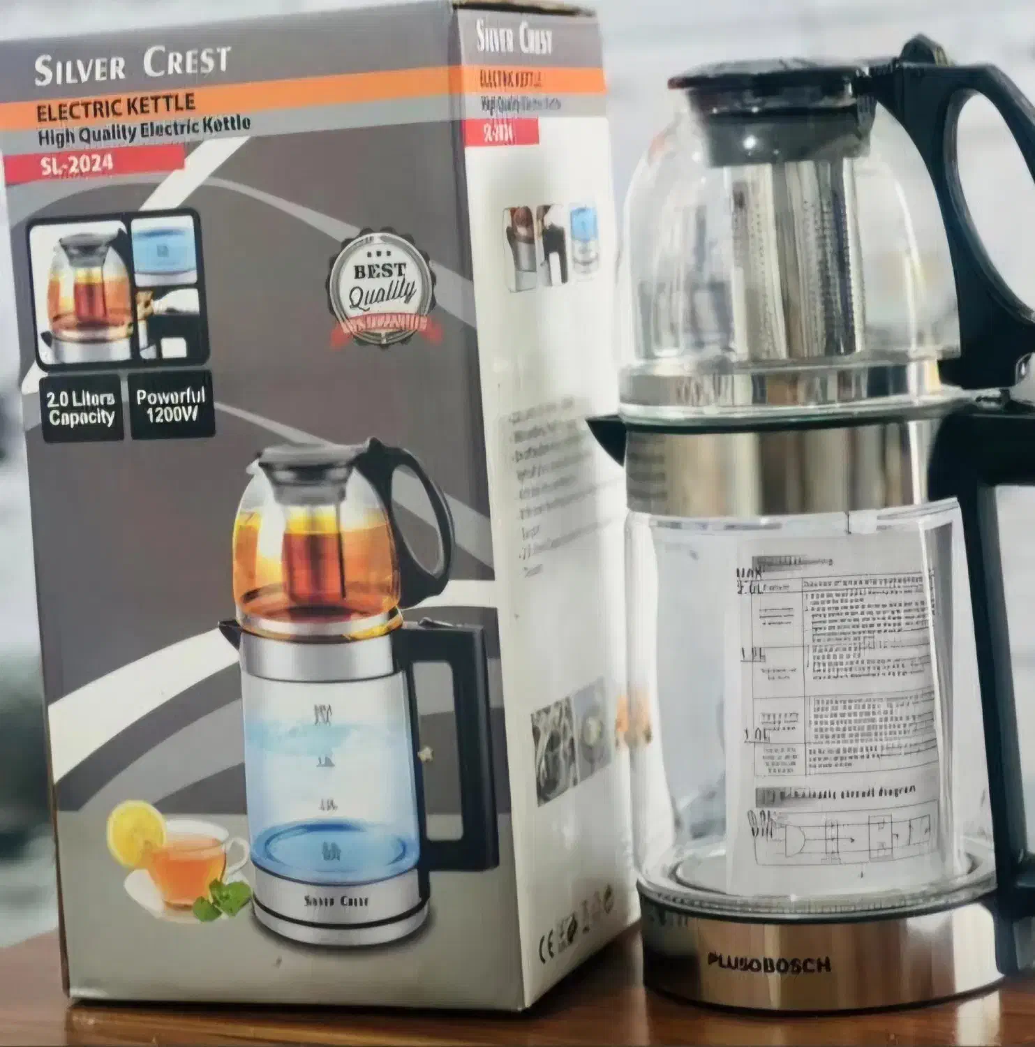 چایساز سیلور کرست چاساز روهمی مناسب  ترین قیمت|سماور، چای‌ساز، قهوه‌ساز|تهران, امین حضور|دیوار