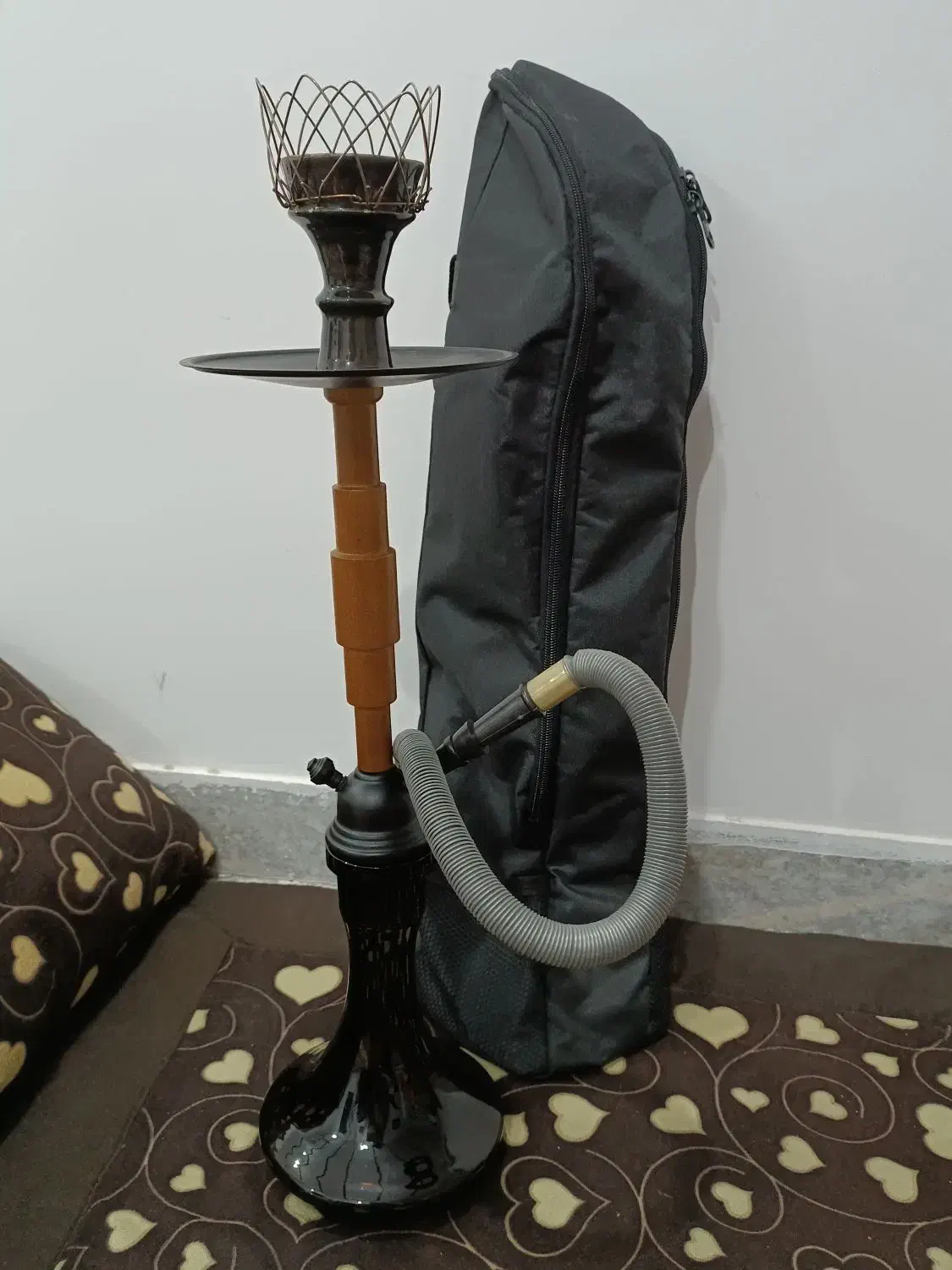 قلیان سوپاپ دار فلزی همراه کیف|زیورآلات و اکسسوری|شهرکرد, |دیوار