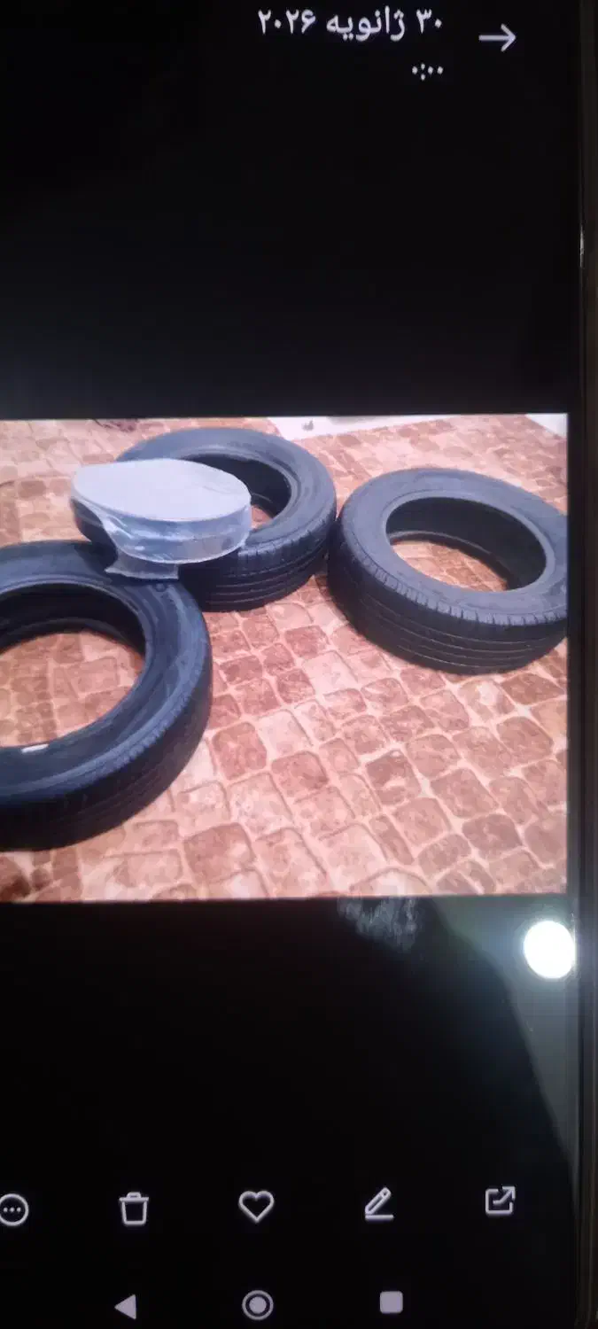 لاستیک پژو۱۴باجک خودور|قطعات یدکی و لوازم جانبی|اهواز, اسلام آباد شرقی|دیوار
