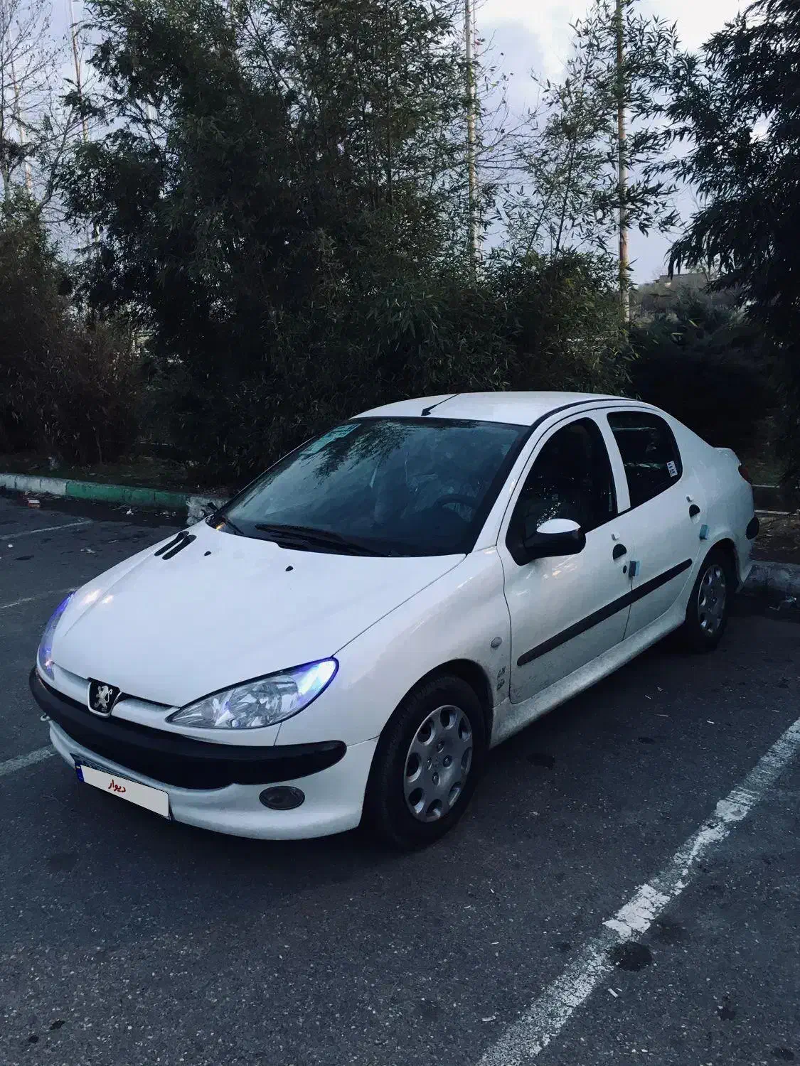 206 اس دی مدی ۱۳۹۵ سفید|خودرو سواری و وانت|ساری, |دیوار