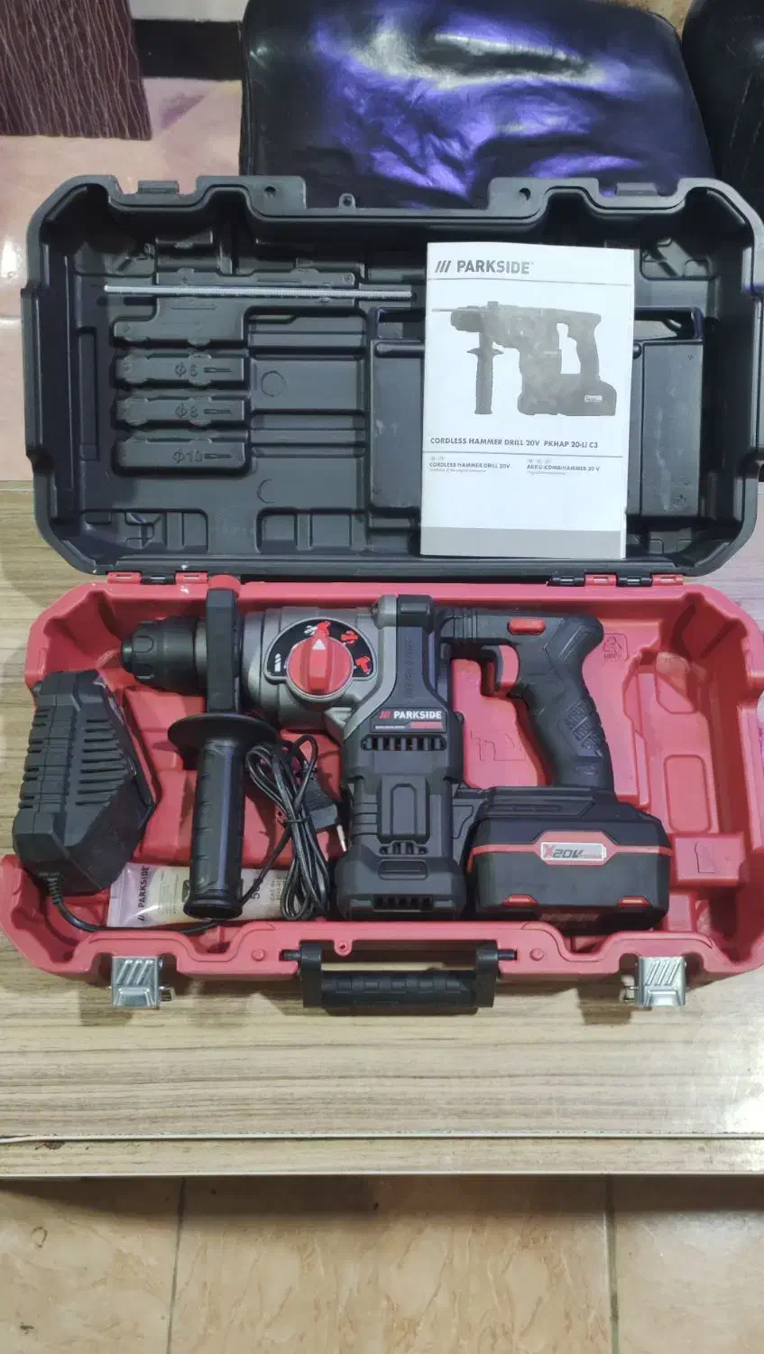 پیکور شارژی پارکساید مدل PKHAP 20-Li C3|مصالح و تجهیزات ساختمان|سردشت, |دیوار