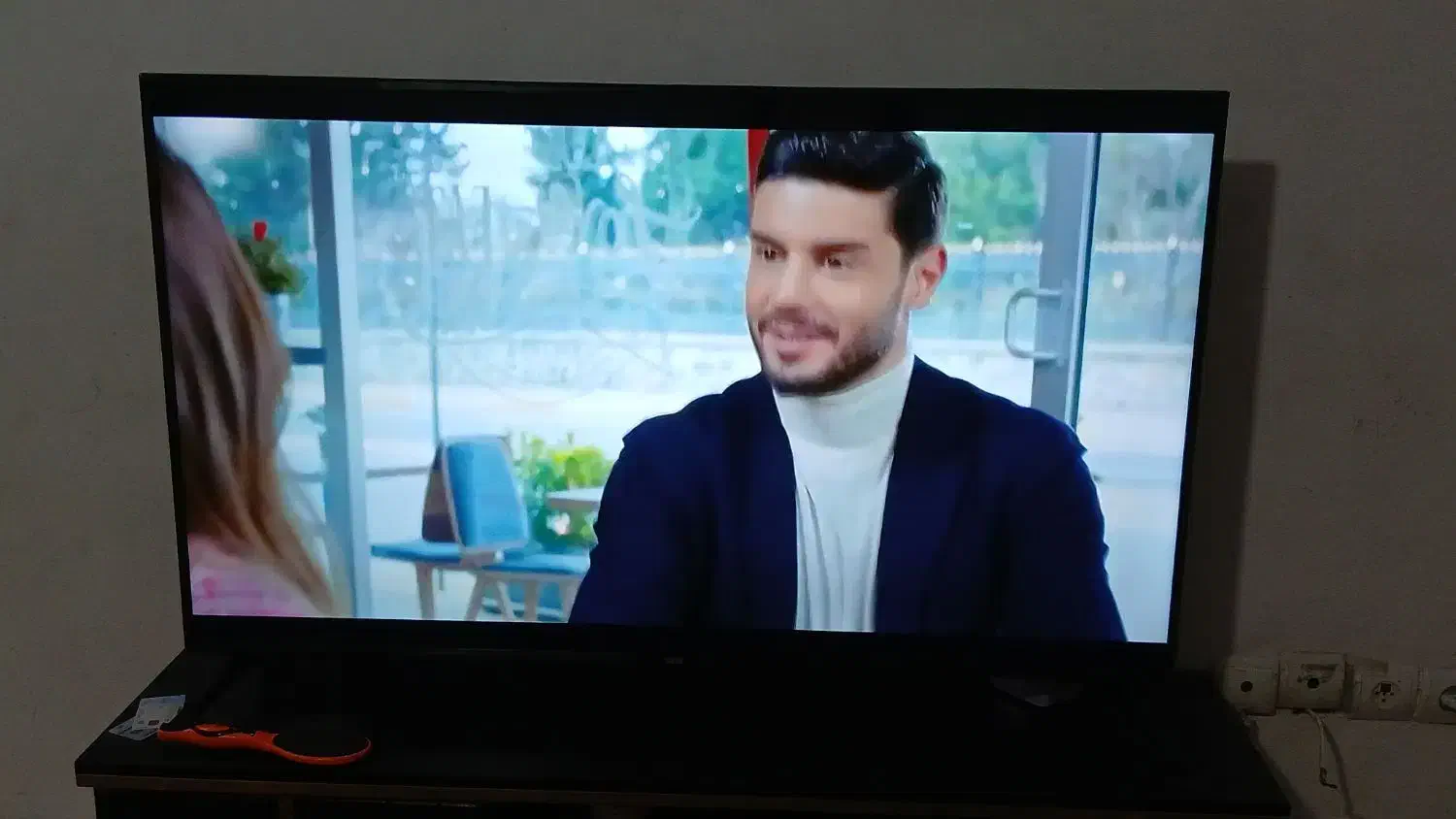 تلویزیون ۵۵ اینچ سام دو سه ماهه خریداری شده|تلویزیون و پروژکتور|تهران, سجاد|دیوار