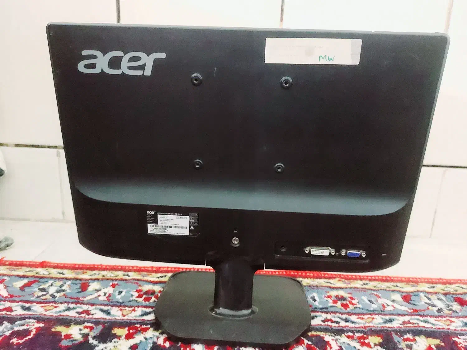 مانیتور 19 اینچ مدل acer|قطعات و لوازم جانبی رایانه|ریگان, |دیوار