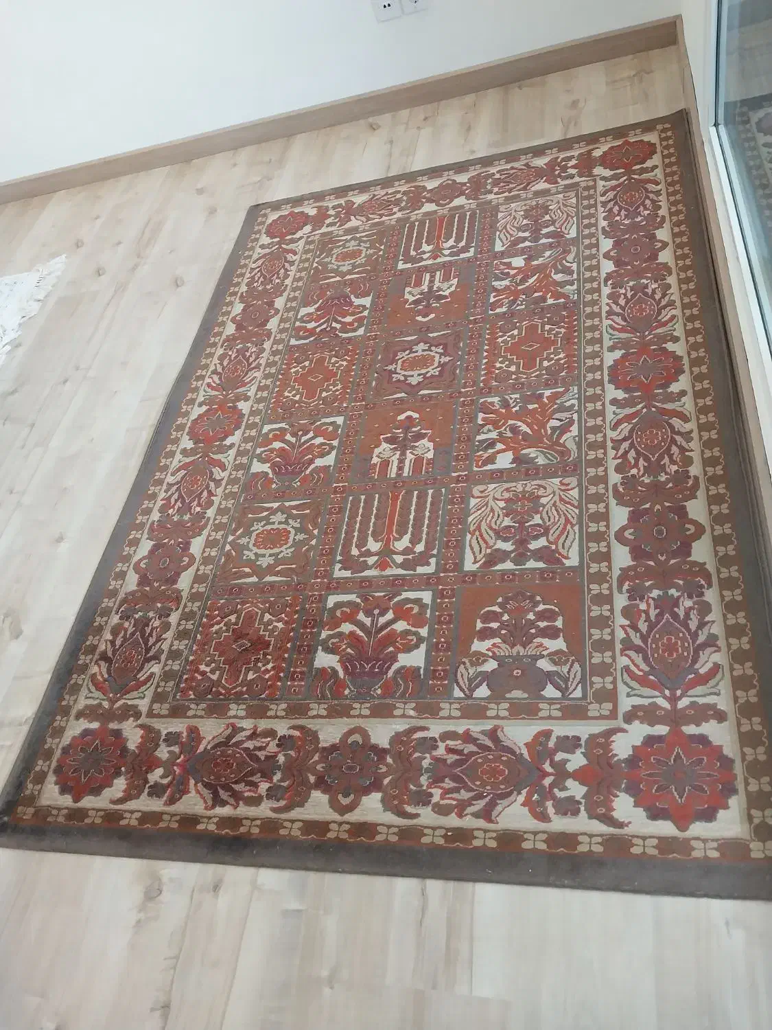 ۲ عددقالی ۳ متریی ابرایشمی سالم و تمیز|فرش|تهران, شهرک چیتگر|دیوار