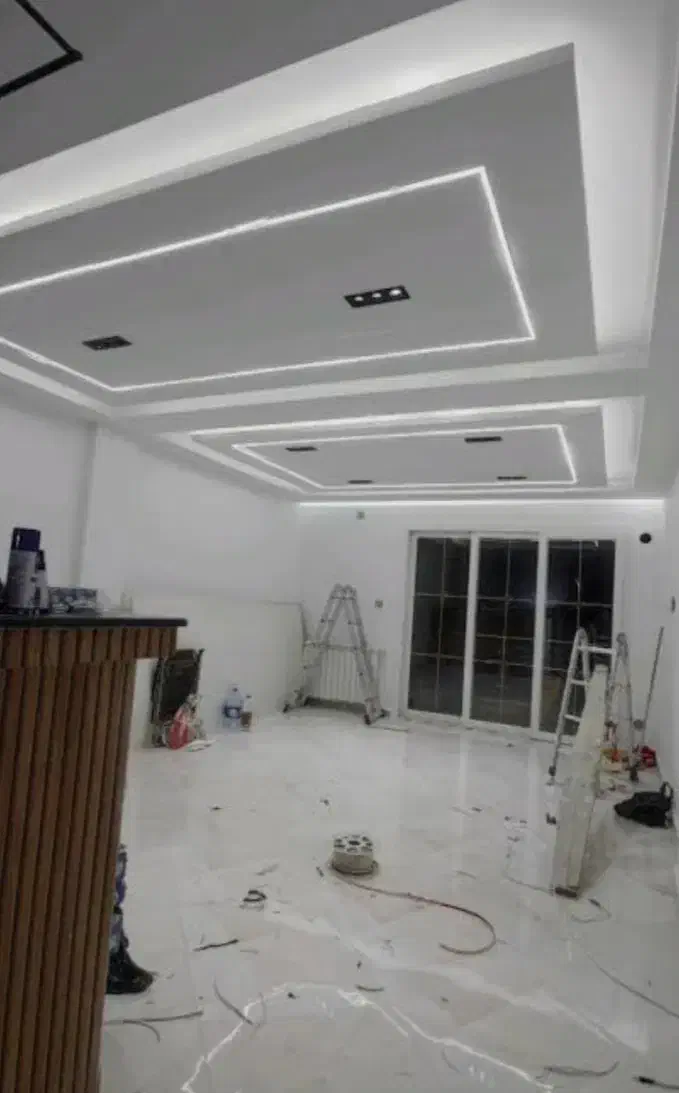 اجرای دکوراسیون داخلی کناف تایل و دامپا|خدمات پیشه و مهارت|شیراز, شهرک سراج|دیوار