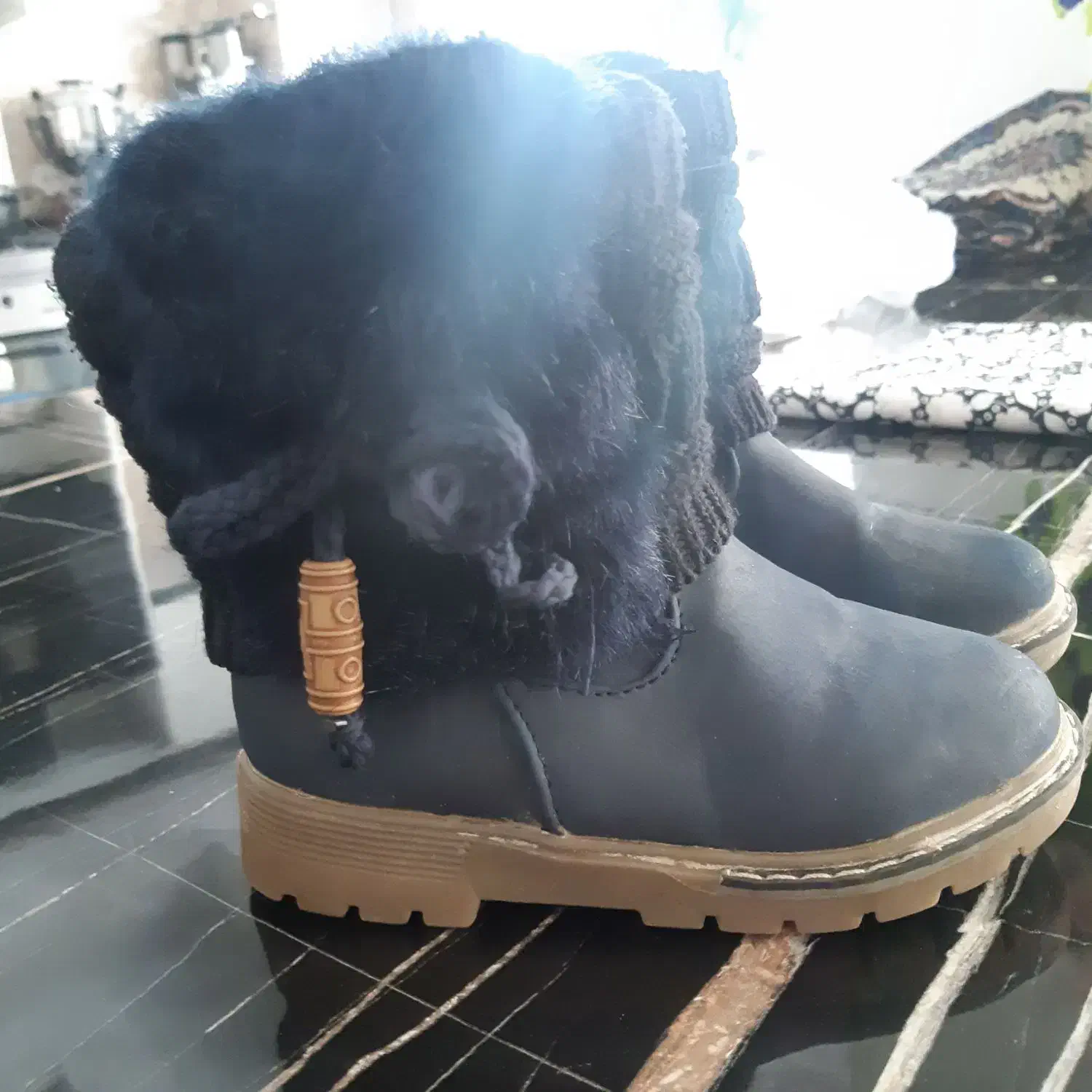 پوتین در حد نو بچه گانه|کفش و لباس بچه|قائمشهر, |دیوار