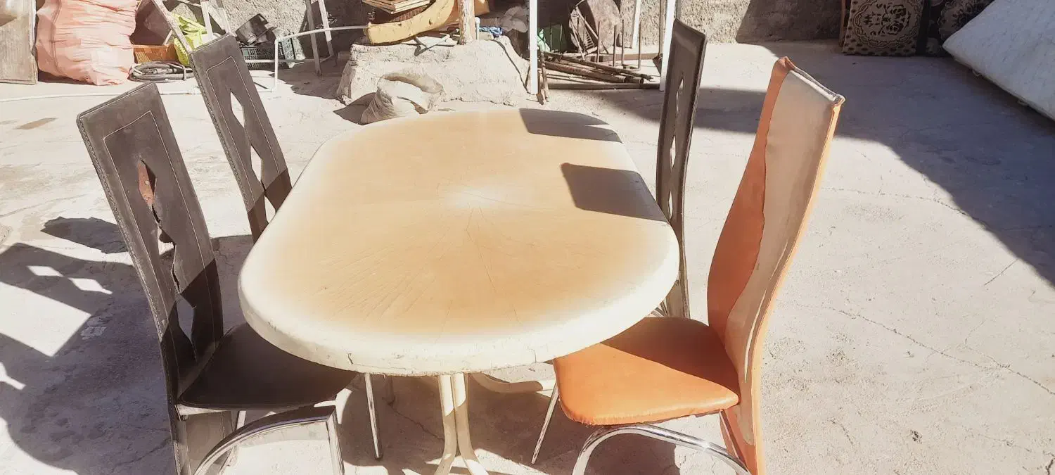 میز نهار خوری|میز و صندلی غذاخوری|لادیز, |دیوار