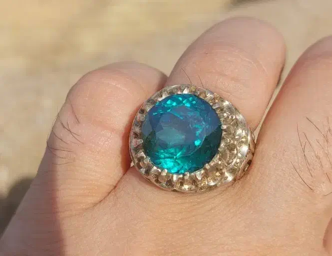 سرخ کبدی یمنی کهنه و رکاب دستساز فابریک|جواهرات|اهواز, کمپلو شمالی|دیوار