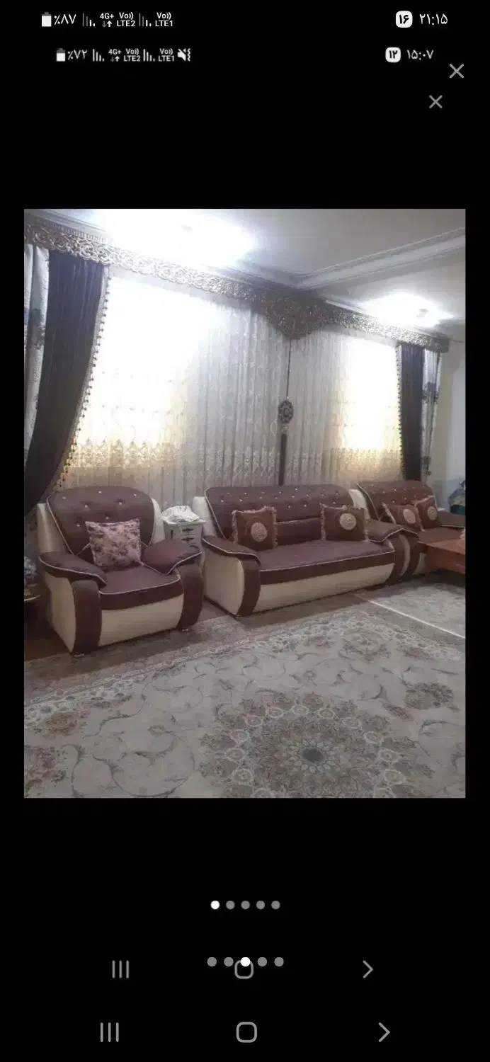 مبل چرم ۷ نفره|مبلمان خانگی و میز عسلی|لنگرود, |دیوار