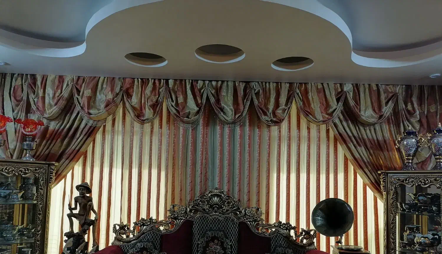 پرده دست دوم تمیز|پرده، رانر، رومیزی|اصفهان, بهارستان (مخابرات)|دیوار