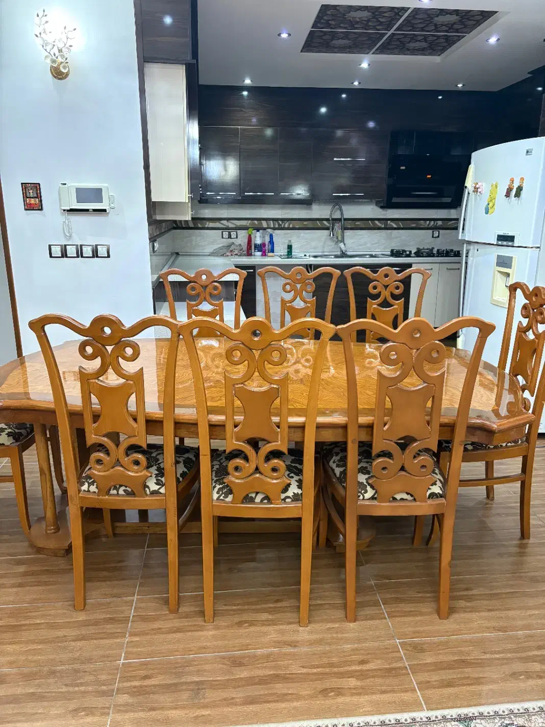 میزناهارخوری ۸ نفره بسیار شیک|میز و صندلی غذاخوری|تنکابن, |دیوار