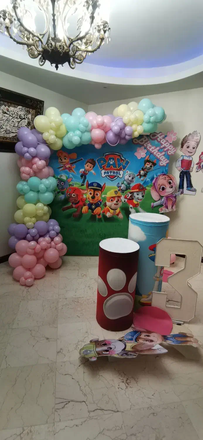 بادکنک پاستیلی تم تولد|صنایع دستی و سایر لوازم تزئینی|تهران, سازمان برنامه جنوبی|دیوار