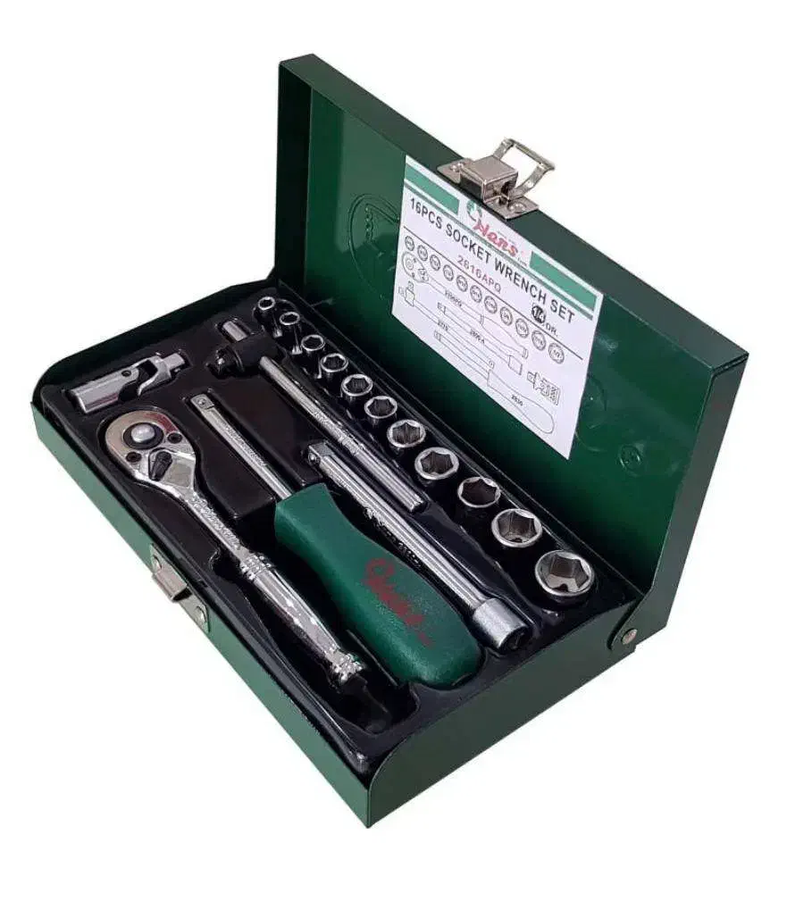 مجموعه 16 عددی اچار بکس هنس مدل 2616MPQ|ابزارآلات|اصفهان, آهنگران|دیوار