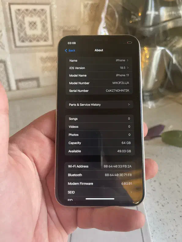 گوشی آیفون ۱۱ نرمال ۶۴|موبایل|تنکابن, |دیوار