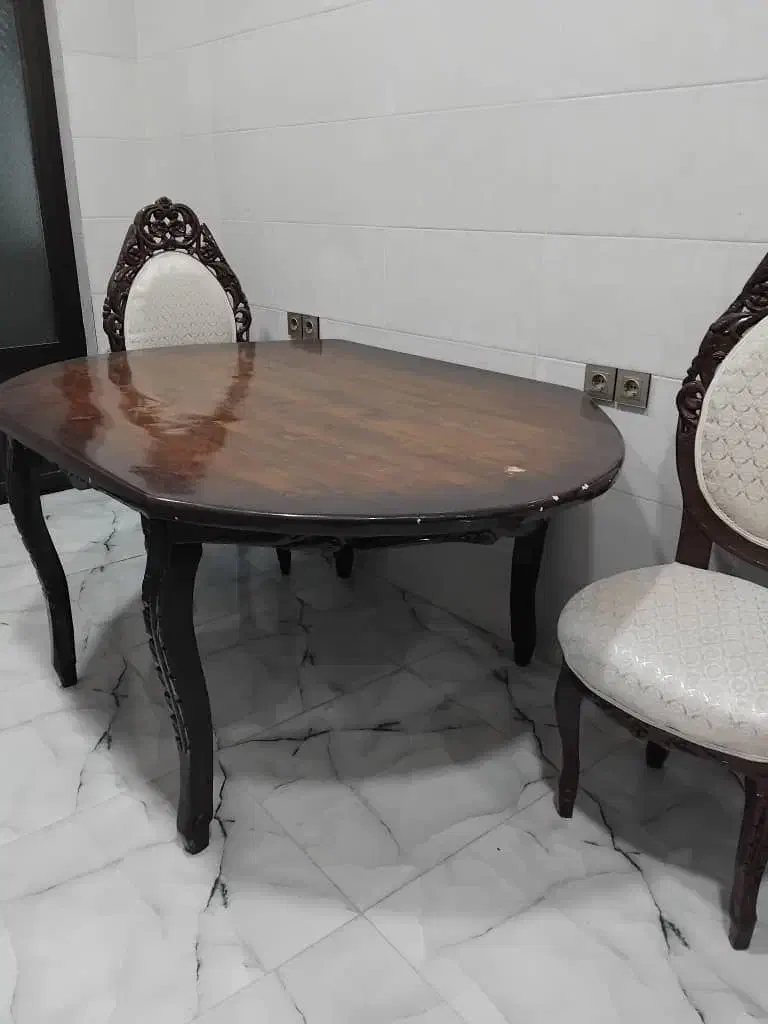 فروش میز غذاخوری باکیفیت وکاملا سالم۶نفره|میز و صندلی غذاخوری|بندر گز, |دیوار