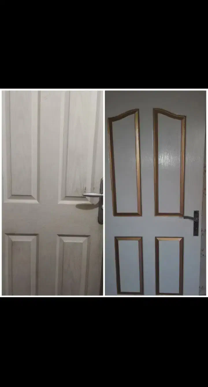 تعمیر رنگ آمیزی درب های چوبی و در دسشویی با اقساط|خدمات پیشه و مهارت|کرمان, |دیوار