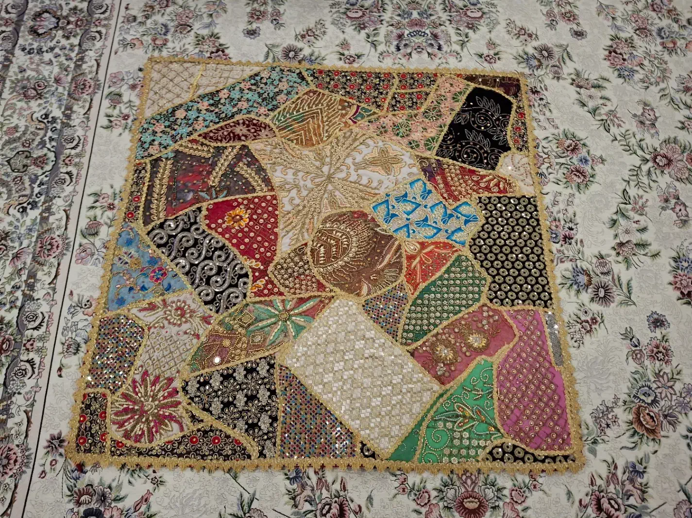 رومیزی مخمل|پرده، رانر، رومیزی|سنندج, |دیوار